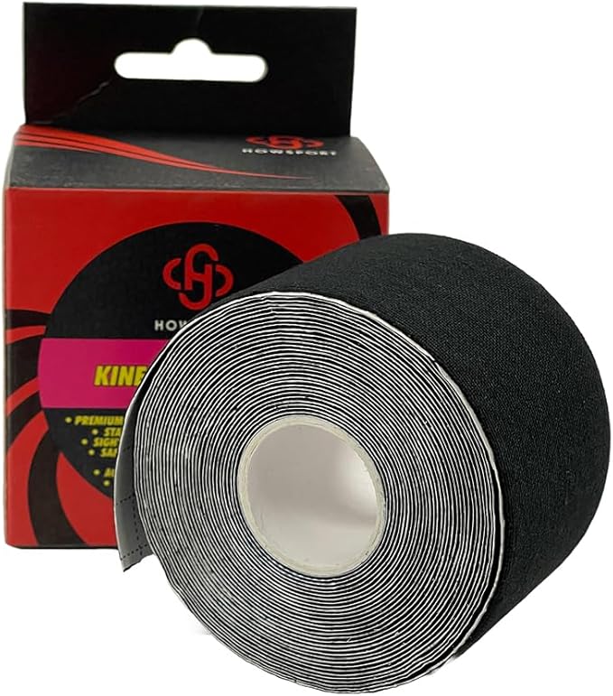 Ultimate Performance Kinesiology Tape: Support, Stabilize, and Recover Best for Athletes and Rehabilitation, 2" x 16ft Black