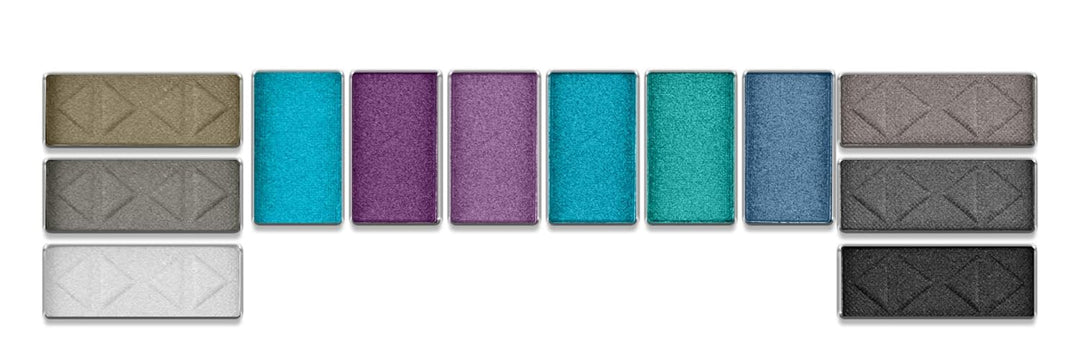 L.A. COLORS Day To Night 12 Color Eyeshadow Palette, After Dark, 0.28 oz. (CES432), Powder