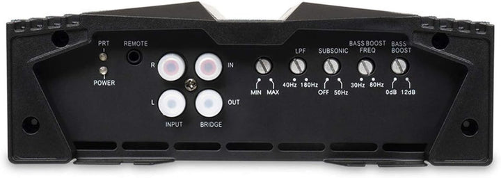 Power Acoustik OD1-5000D Car Amplifier - Overdrive Series 5000 Watts Max, 1 Ohm Stable Monoblock Amplifier, Car Stereo Mosfet Power Supply Class D Car Audio Subwoofer Amp, 0g Block