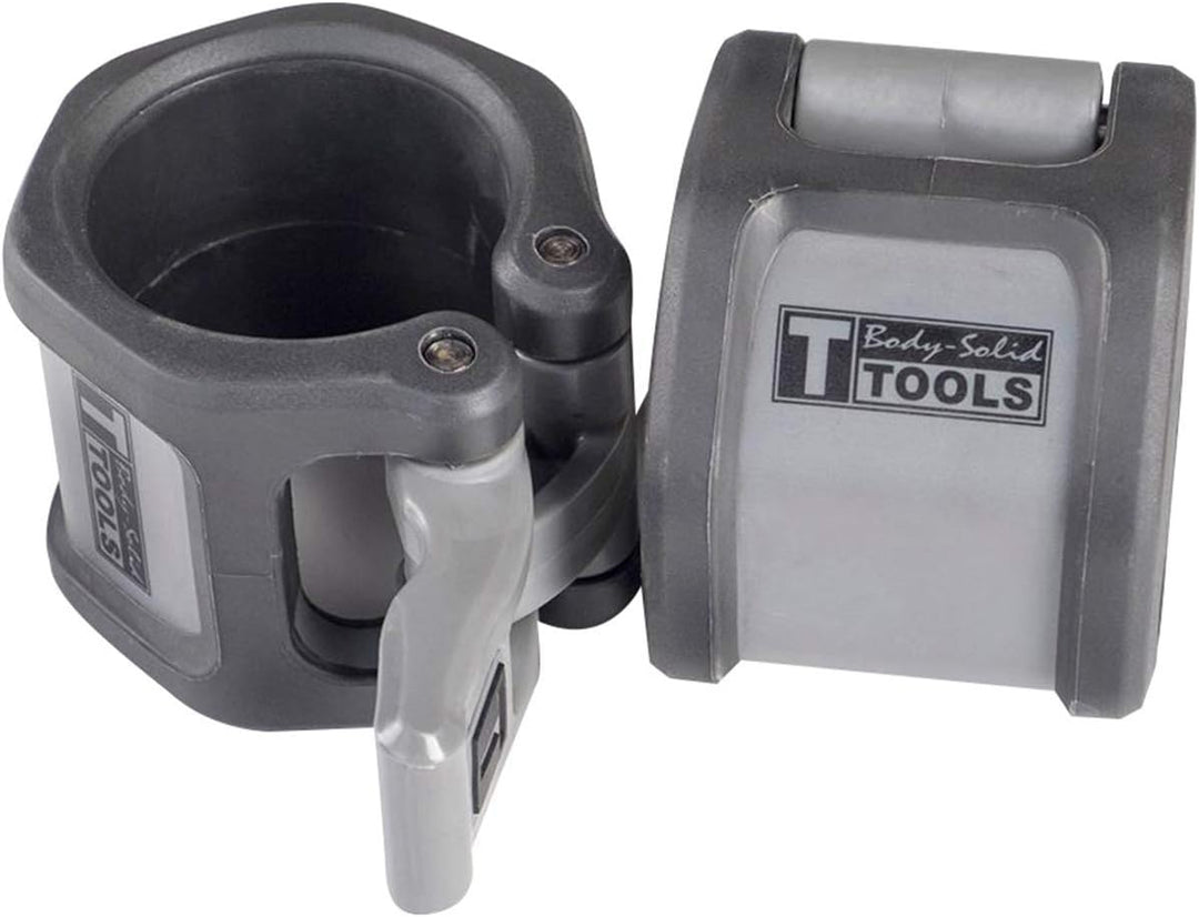 Body-Solid Tools Lock-Jaw Hex Olympic Barbell Collars (Pair)
