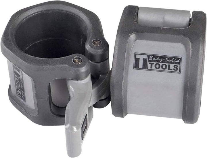 Body-Solid Tools Lock-Jaw Hex Olympic Barbell Collars (Pair)