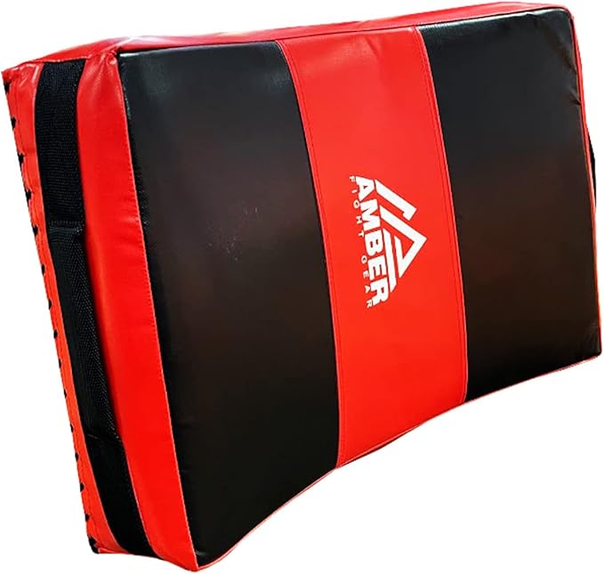 Amber Fight Gear Curved Body Punching Shield Striking Kick Shield for Boxing Punching Pad Muay Thai Training Foot Target Strike Body Shield, MMA, TKD, Martial Arts, Karate Workout 25?x16?x5?
