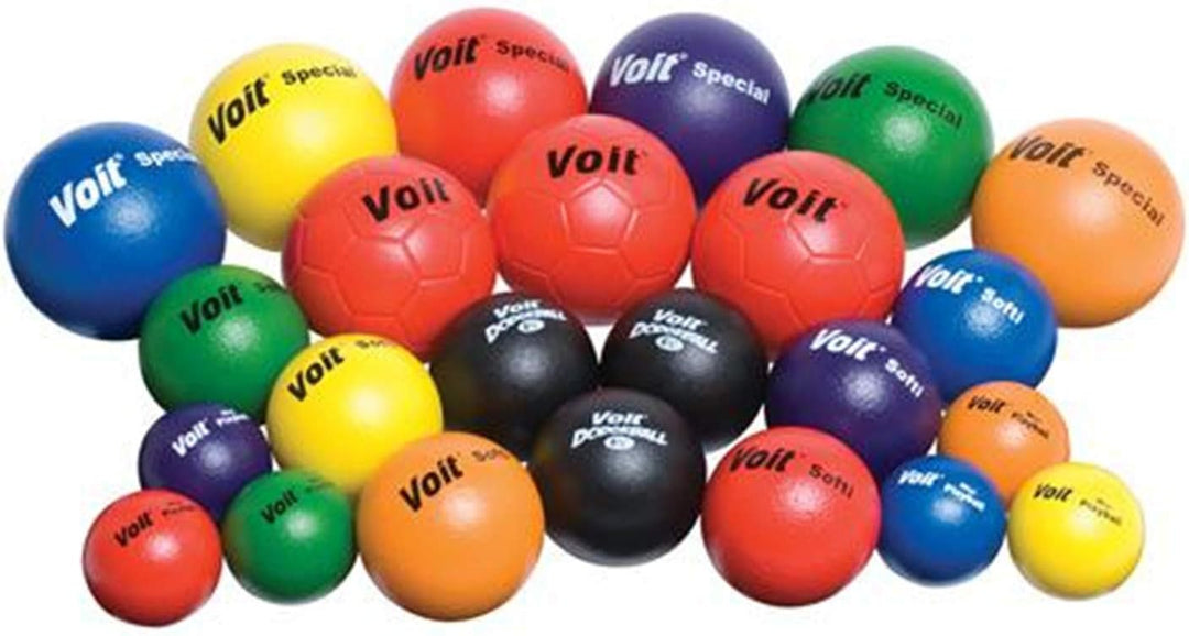 Voit Tuff Foam Ball Package Set - 24 Assorted Balls