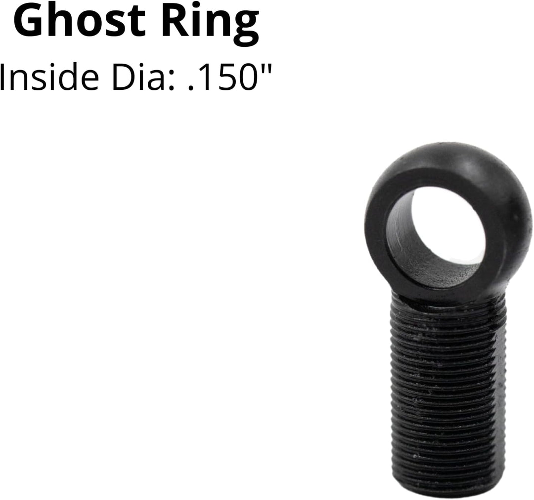 XS Sights Long Rail with Ghost Ring for The Ruger Gunsite Scout Rifle, Rear Peep Sight, Optic Mount