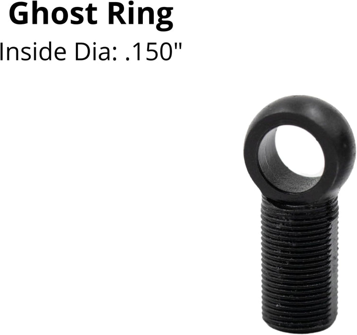 XS Sights Long Rail with Ghost Ring for The Ruger Gunsite Scout Rifle, Rear Peep Sight, Optic Mount