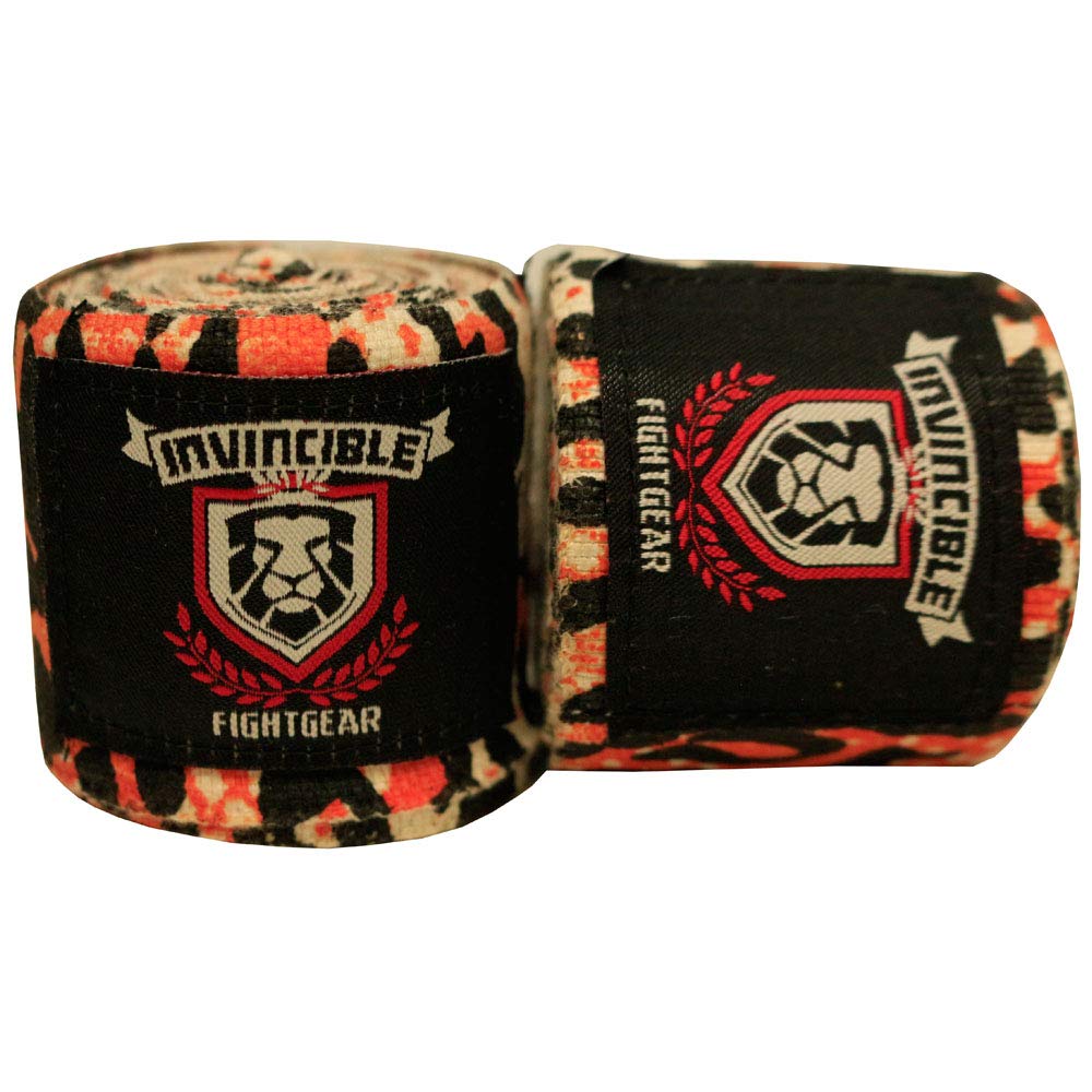 Amber Fight Gear Elastic Thick Printed 180-Inch Handwraps - The Ultimate Athlete&