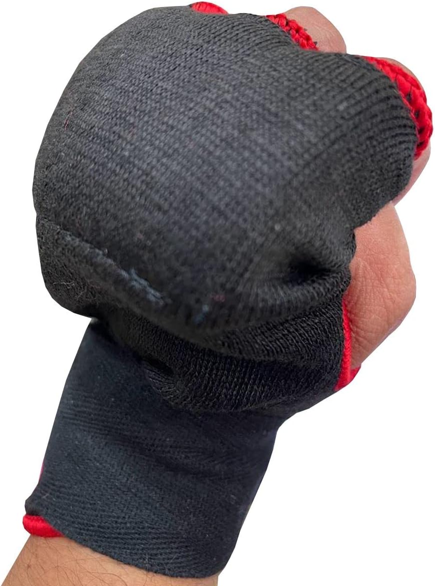 Rapid elastic hand wraps for boxing and MMA protection.
