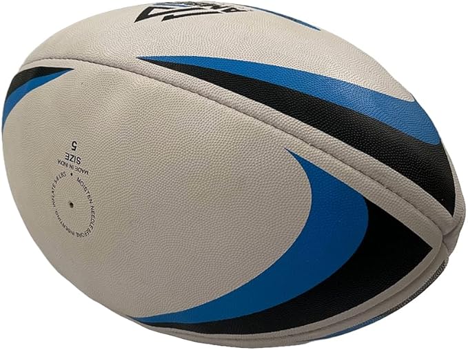 Competition Rugby Ball with Superior Grip and Balanced Weight for Match-Play and Training