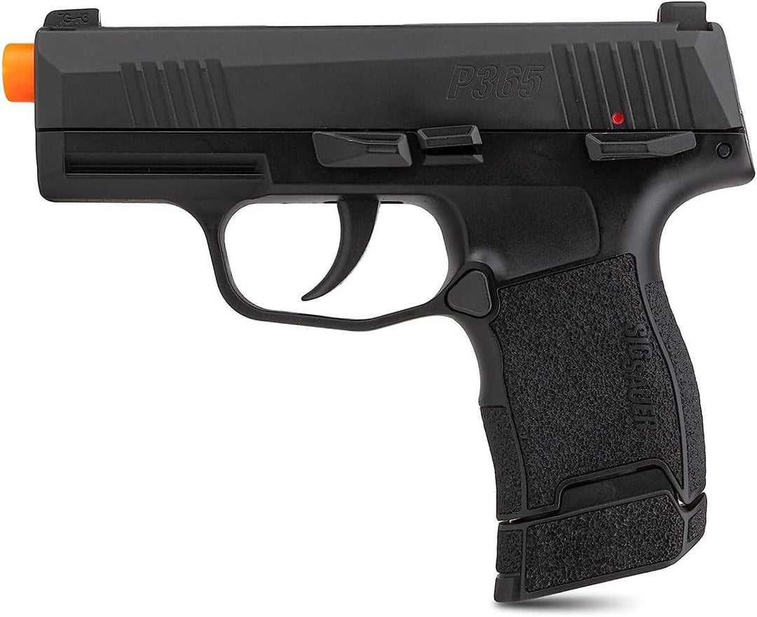 Sig Sauer P365 6mm BB Caliber 12rd CO2 Powered Blowback Airsoft Pistol with 3 DOT Hi-Vis Sights - CO2 Cartridges Not Included