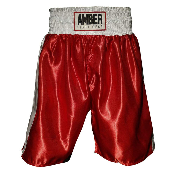 Fearless Classic Satin Pro-Style Boxing Trunks, Premium Lightweight Fight Shorts for Training, Sparring, and Gym Wear