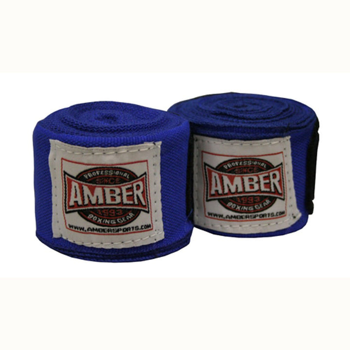 Amber Fight Gear Junior Elastic 120 Inch Handwraps, Safe, Breathable, Secure Fit for Boxing, Kickboxing, Muay Thai, and Martial Arts