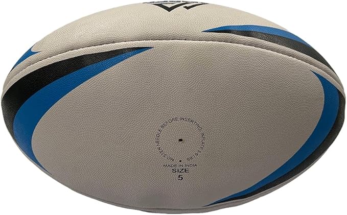 Competition Rugby Ball with Superior Grip and Balanced Weight for Match-Play and Training