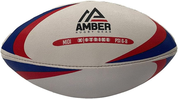 Amber Sports Recreational Midi Ball with Non-Slip Surface for All-Weather Use - Official Size and Weight for Match or Training