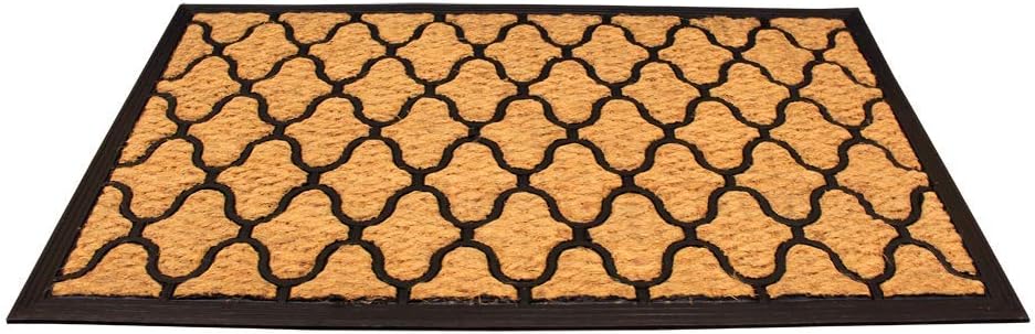 LIVEVIE Cuboid Front Door Mat, Stylish Low-Profile Doormat for Indoor/Outdoor Entrance, Welcome Mat