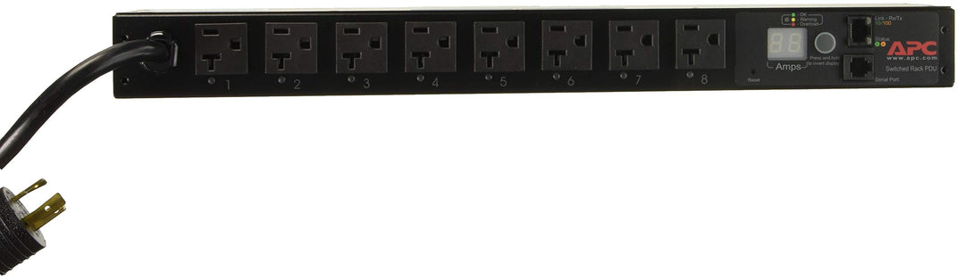 APC Rack PDU, Switched, 1U, 20A, 120V, (8) 5-20 (AP7901B)