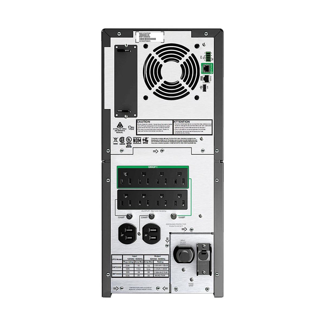 APC 3000VA Smart UPS with SmartConnect, SMT3000C Sinewave UPS Battery Backup, AVR, 120V, Line Interactive Uninterruptible Power Supply