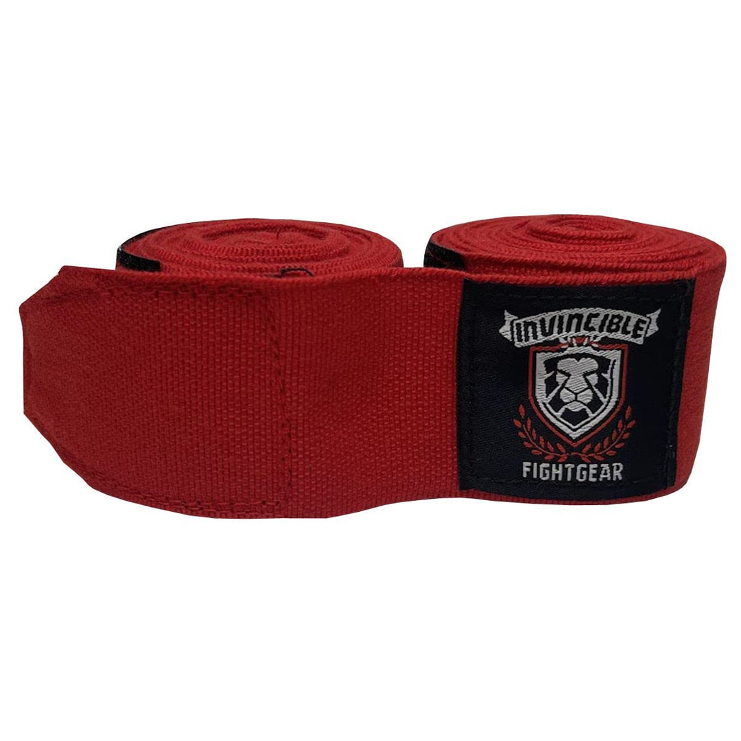 Amber Fight Gear Invincible Hand Wraps, Semi-Elastic Boxing Wraps with Thick Double-Cut Stretch for Ultimate Protection, Ideal for Boxing, MMA