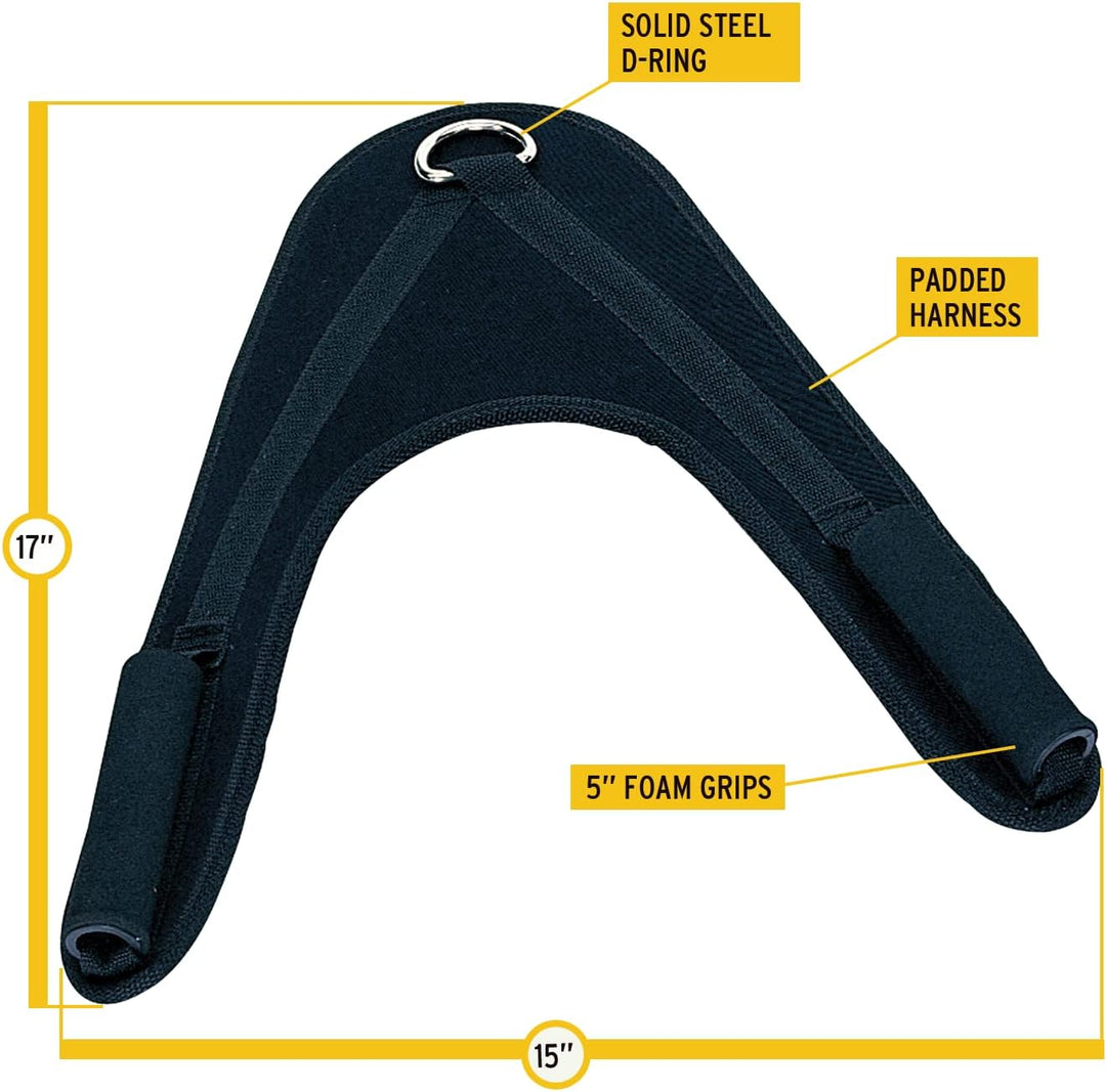 Body-Solid Ab Crunch Padded Harness for Cable Machines (ACH18)