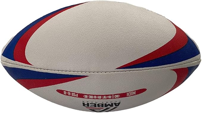Amber Sports Recreational Midi Ball with Non-Slip Surface for All-Weather Use - Official Size and Weight for Match or Training
