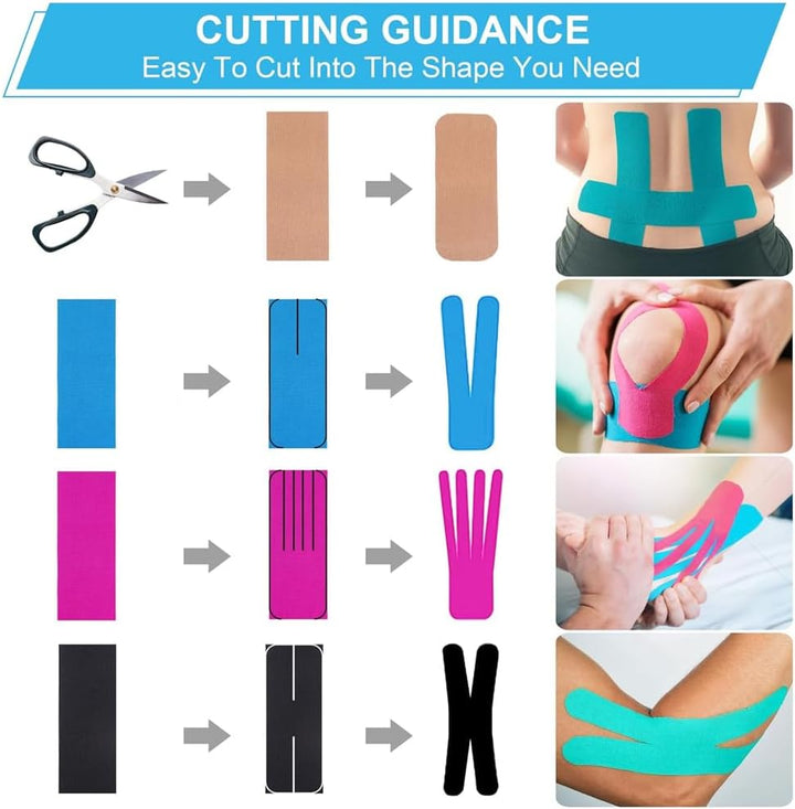 Ultimate Performance Kinesiology Tape: Support, Stabilize, and Recover Best for Athletes and Rehabilitation, 2" x 16ft Red
