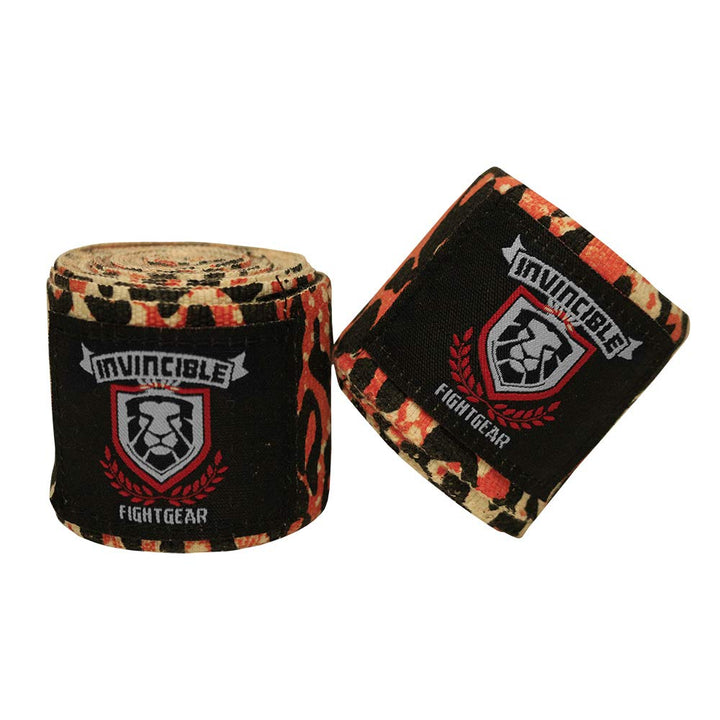 Amber Fight Gear Elastic Thick Printed 180-Inch Handwraps - The Ultimate Athlete&