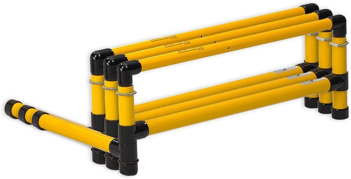 Prism Fitness 12 Inch Fixed Height Training Hurdles Set of 6