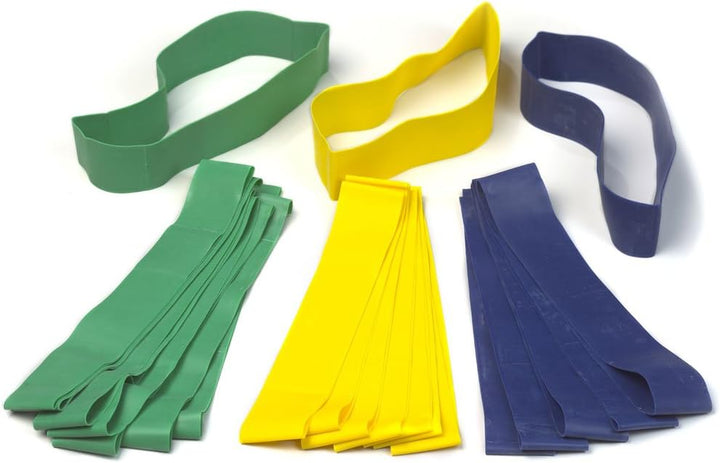 Prism Fitness Smart Mini Flat Bands Light Resistance - Pack of 10