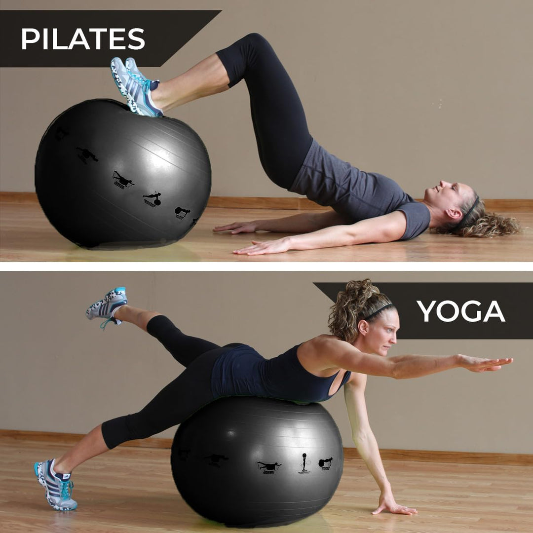 Prism Fitness 65cm Smart Self-Guided Stability Exercise Ball