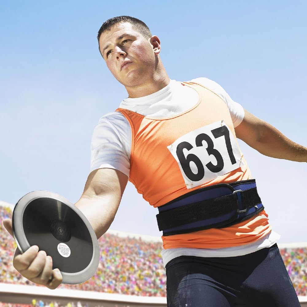 Grand Prix DiscusTrack &amp; Field Training Discus - IAAF Certified, Advanced Aerodynamics, Durable Construction with 85% Rim Weight, ABS Side Plates, and Multiple Sizes (1 kg, 1.6 kg, 1.75 kg, 2 kg)