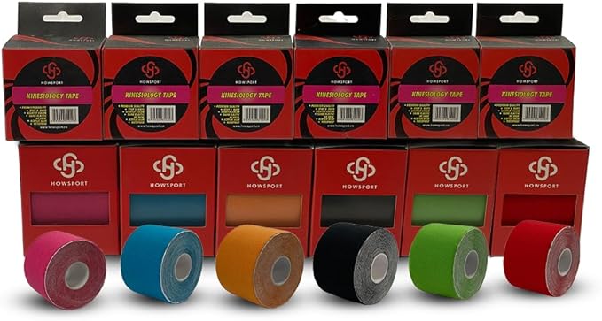 Ultimate Performance Kinesiology Tape: Support, Stabilize, and Recover Best for Athletes and Rehabilitation, 2" x 16ft Black