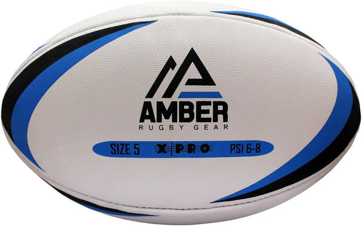 Competition Rugby Ball with Superior Grip and Balanced Weight for Match-Play and Training