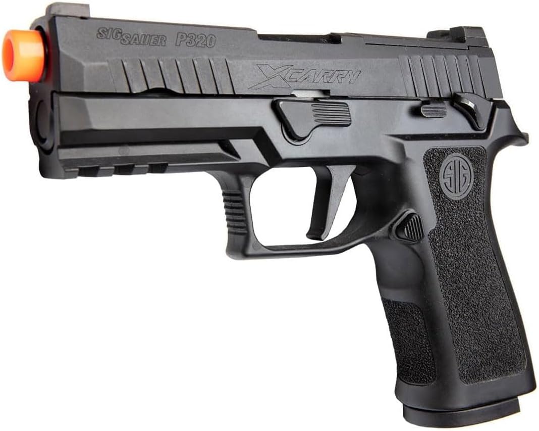 SIG SAUER Proforce P320 XCarry Semi-Auto Green Gas Airsoft Pistol with 21rd BB Mag | Full Blowback 6mm BB | Green Gas Cartridges Not Included
