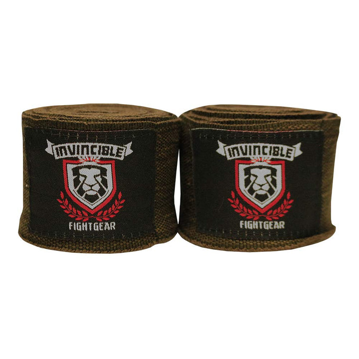 Amber Fight Gear Invincible Hand Wraps, Semi-Elastic Boxing Wraps with Thick Double-Cut Stretch for Ultimate Protection, Ideal for Boxing, MMA