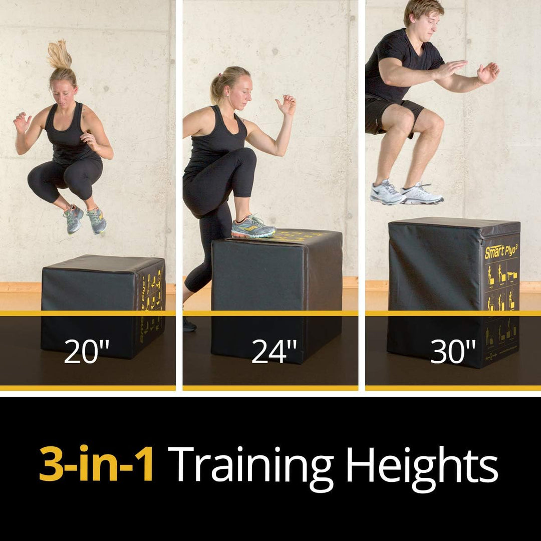 Prism Fitness 3-in-1 Smart Plyo Cube with Self-Guided Training