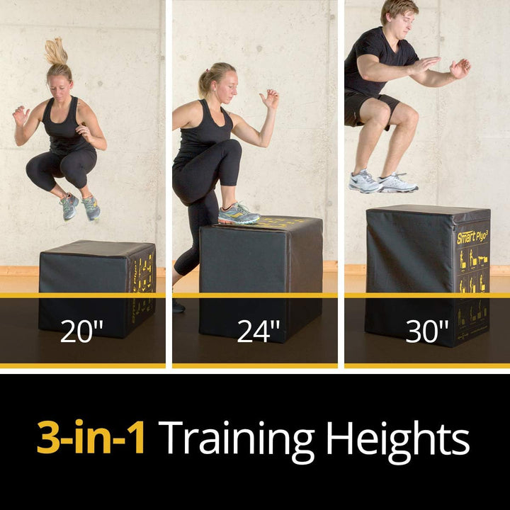 Prism Fitness 3-in-1 Smart Plyo Cube with Self-Guided Training