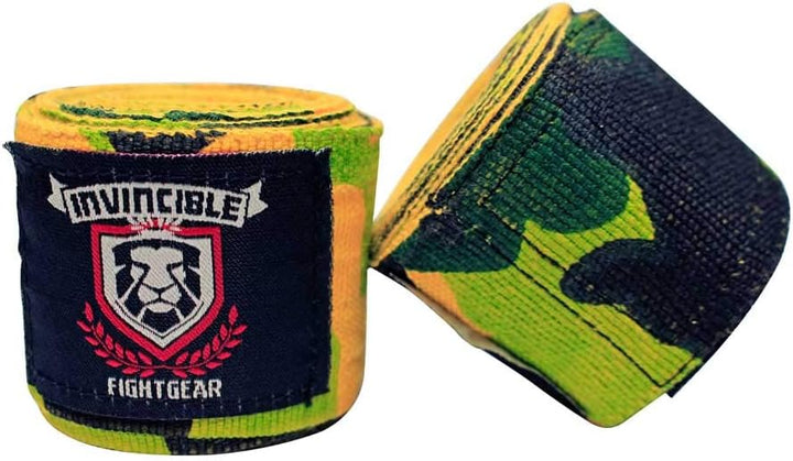 Amber Fight Gear Elastic Thick Printed 180-Inch Handwraps - The Ultimate Athlete&