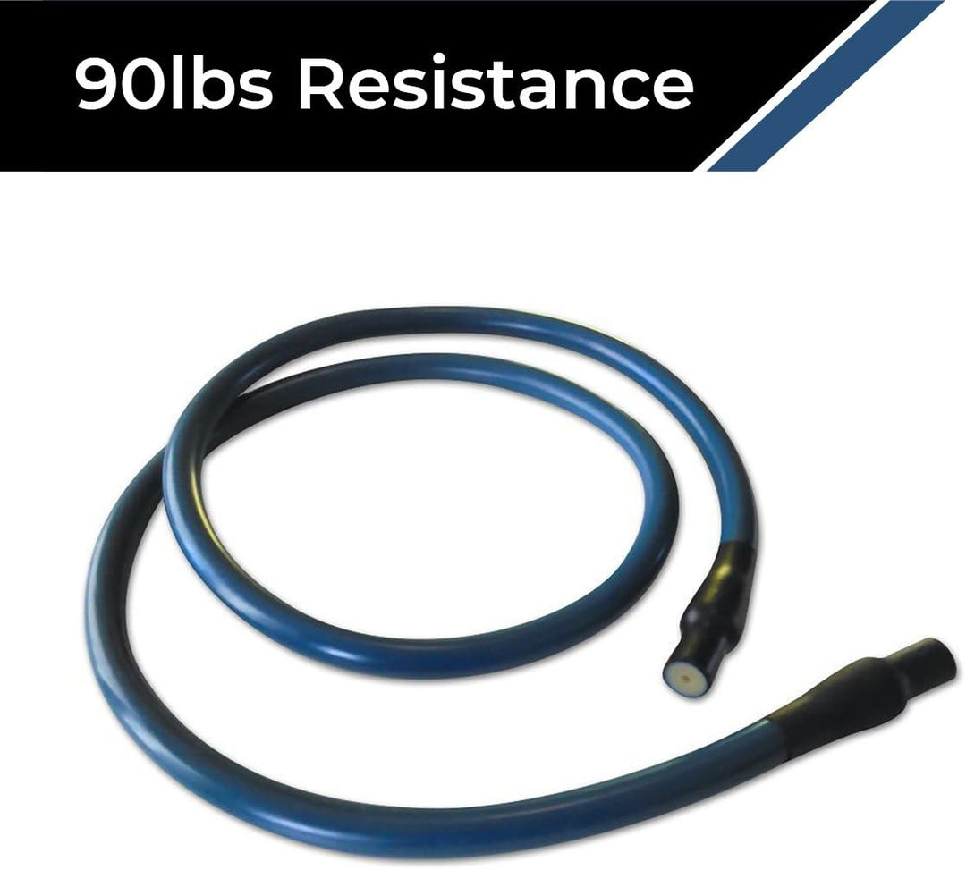 Prism Fitness 90lb Resistance Cable, Durable Blue Rubber for Strength Training