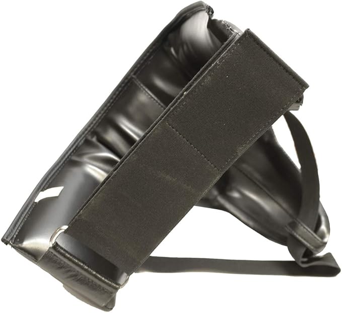Elite Deluxe MMA Groin Abdominal Protector - Ultimate Protection for Contact Sports - Gym &amp; Workout Silver/Black Youth-Medium