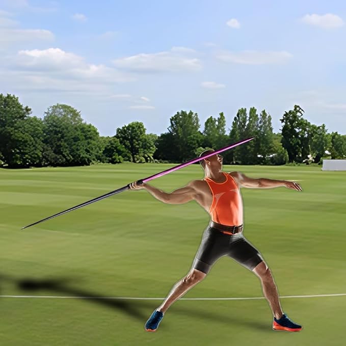 Amber Fight Gear Conqueror 300 Mastering Track and Field Competition Throws with The IAAF Certified Javelin, 400gm 50m, Color May Vary