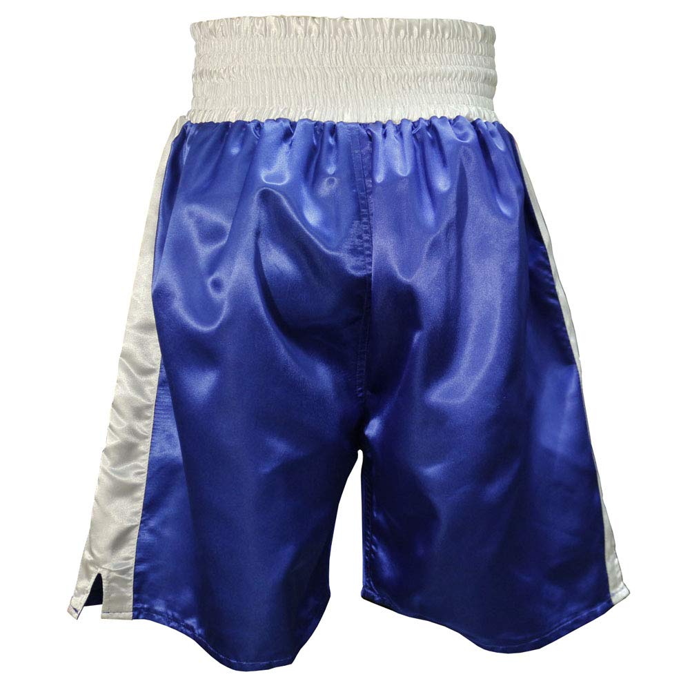 Fearless Classic Satin Pro-Style Boxing Trunks, Premium Lightweight Fight Shorts for Training, Sparring, and Gym Wear
