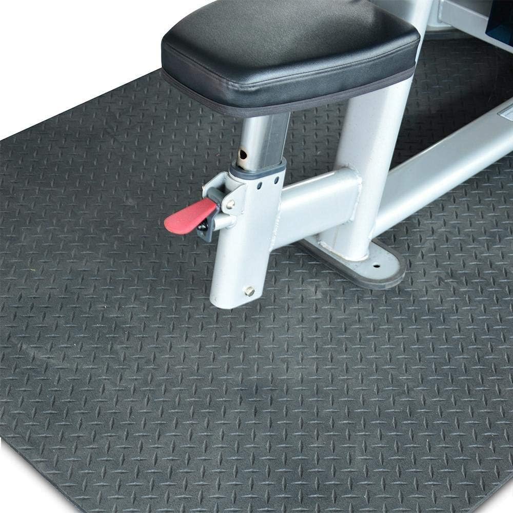 Body-Solid Tools RF546 Heavy-Duty Rubber Flooring Mat (4&