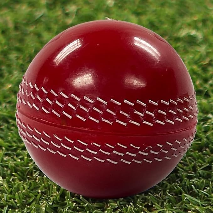 Amber Fight Gear Precision-Crafted Soft PVC Cricket Ball in Striking 2.7-inch Size and Vibrant Red Color for Enhanced Gameplay Excitement, Pack of 4