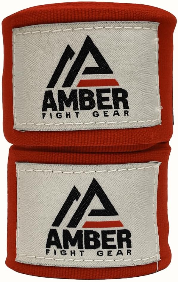 Amber Fight Gear Semi Elastic 180 Inch Boxing Hand Wraps