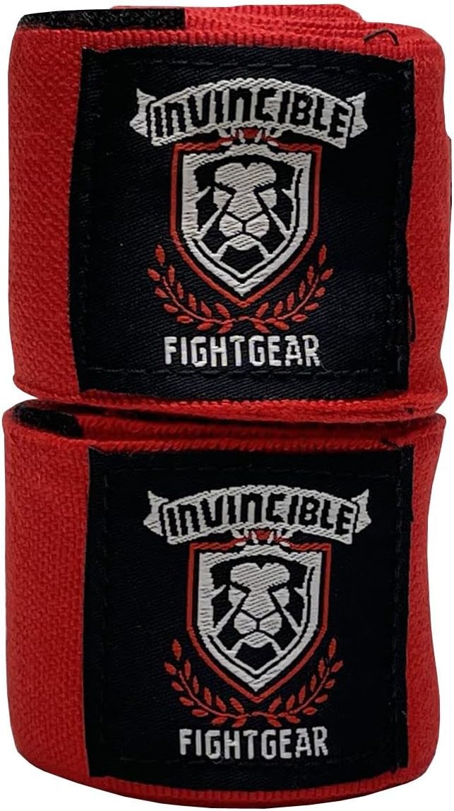 Amber Fight Gear Ultimate 180-Inch Mexican Style Elastic Hand Wraps Premium Quality Boxing Kickboxing Muay Thai MMA Wraps for Men and Women