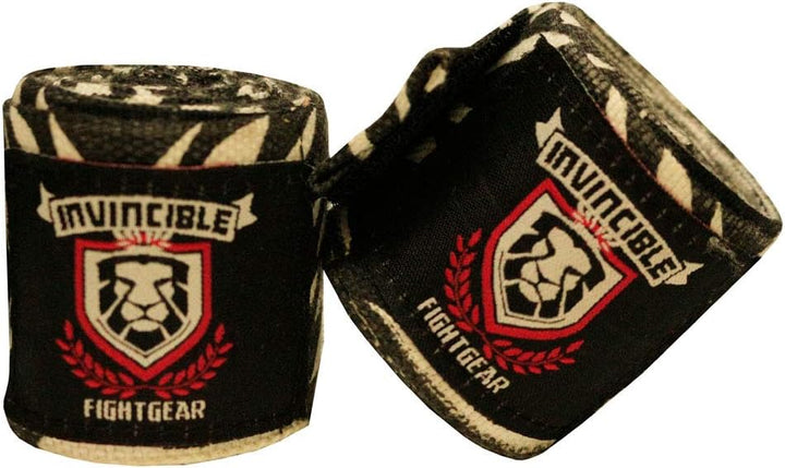 Amber Fight Gear Elastic Thick Printed 180-Inch Handwraps - The Ultimate Athlete&