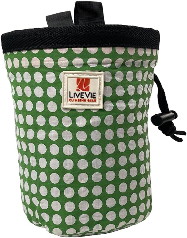 Ultralight Chalk Bag with Secure Cinch Closure and Durable Nylon Loop, Perfect for Rock Climbing, Bouldering, Crossfit, and Gymnastics