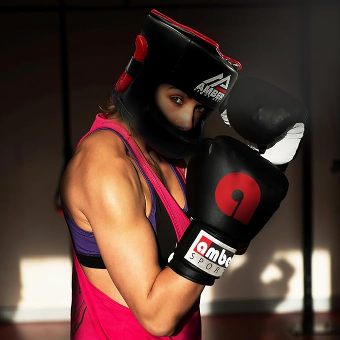 Ultimate All-Leather Face-Saver Headgear, Enhanced Comfort, Advanced Face Bar Protection, Secure Fit, and Shock-Absorbing Padding for MMA, Boxing, Kickboxing, and Martial Arts Training