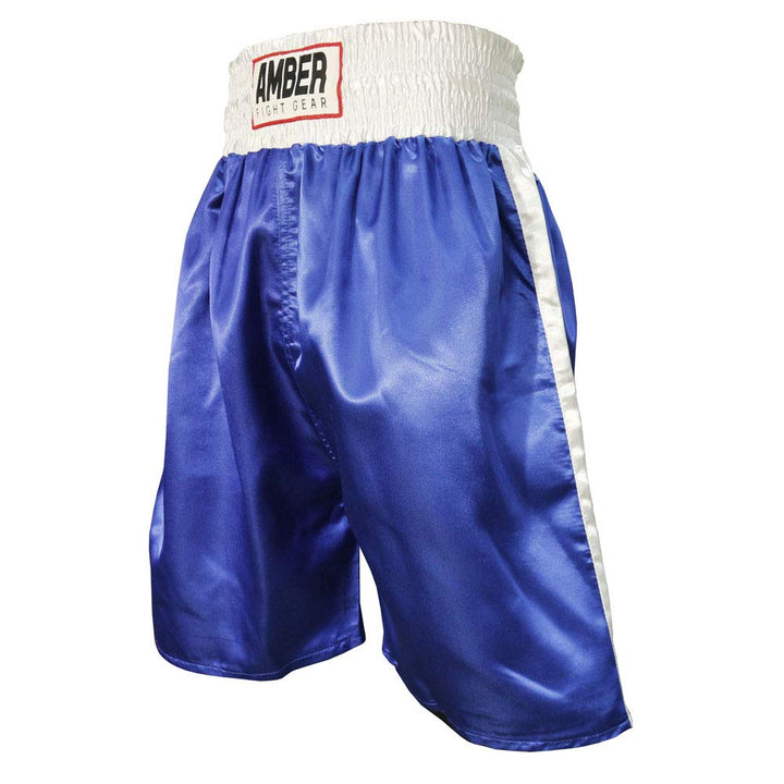 Fearless Classic Satin Pro-Style Boxing Trunks, Premium Lightweight Fight Shorts for Training, Sparring, and Gym Wear