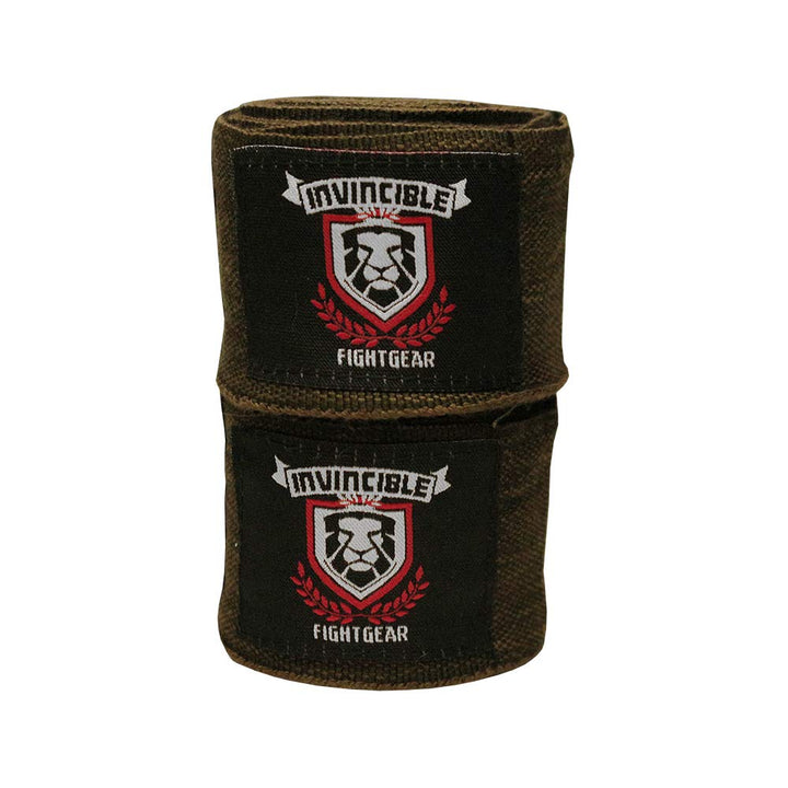 Amber Fight Gear Invincible Hand Wraps, Semi-Elastic Boxing Wraps with Thick Double-Cut Stretch for Ultimate Protection, Ideal for Boxing, MMA