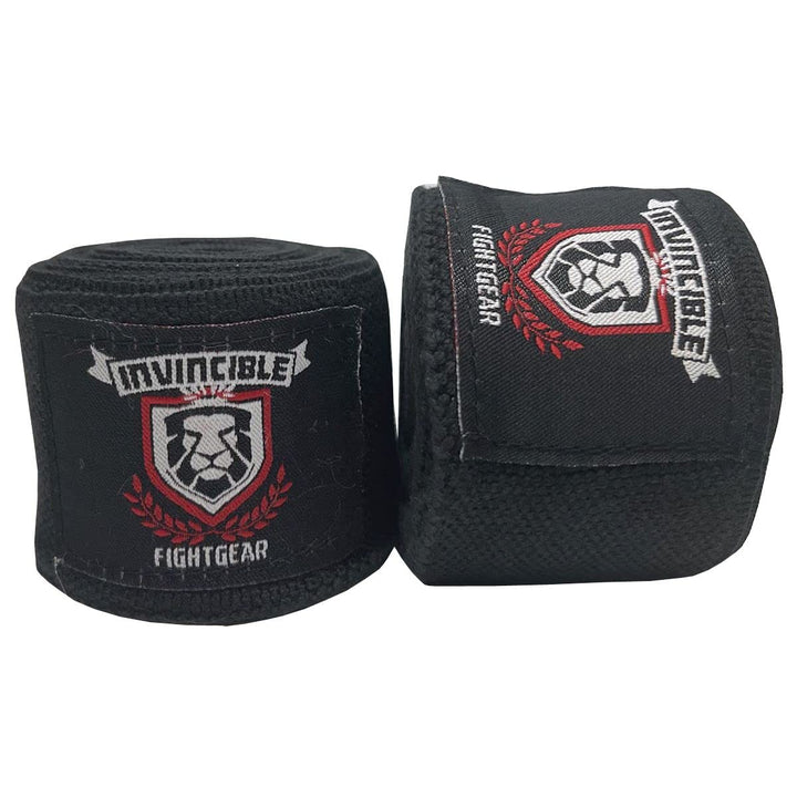 Amber Fight Gear Invincible Hand Wraps, Semi-Elastic Boxing Wraps with Thick Double-Cut Stretch for Ultimate Protection, Ideal for Boxing, MMA